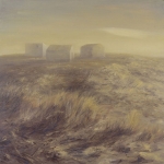 El desierto cercano. 1993. Óleo / tabla 100 x 100 cm.